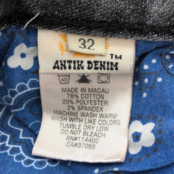 Antik Denim Grey Skinny Leg Jeans, Size 32 - Picture 7 of 8